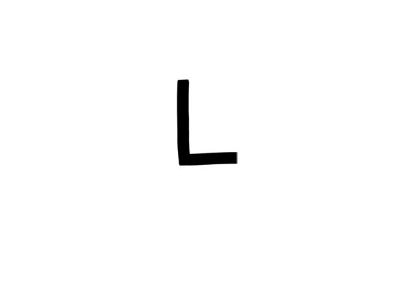 Black Letter L Craft Design: A Bold Foundation for Your Projects