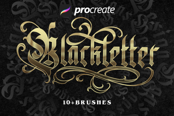 Blackletter Brush #1: Authentic Digital Lettering
