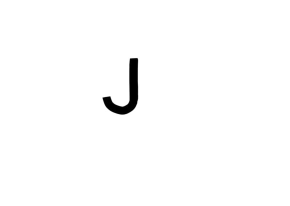 Elevate Your Projects with the Black Letter J Craft Design