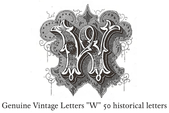 Genuine Vintage 1800 Letters SUPERPACK: Unlock Timeless Design