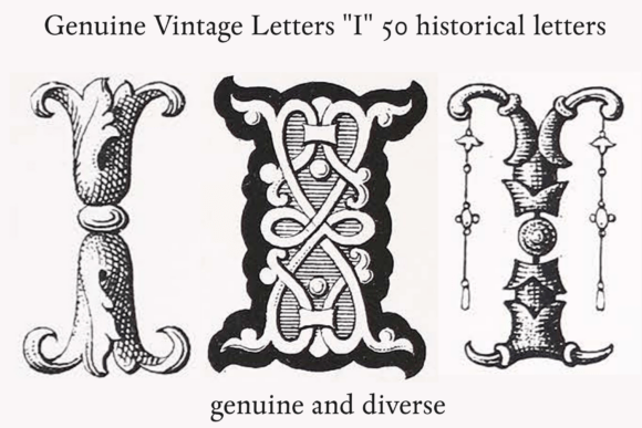 Genuine Vintage 2700 Letters PACK: A Designer's Time Machine