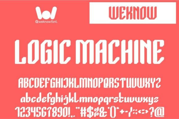 Logic Machine: A Typeface for Tomorrow's Brands