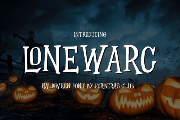 Lonewarc: The Bouncy Display Font That Makes Designs Dance