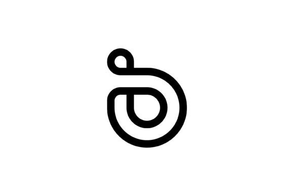 The Bold Statement of a Black Letter B Outline Logo